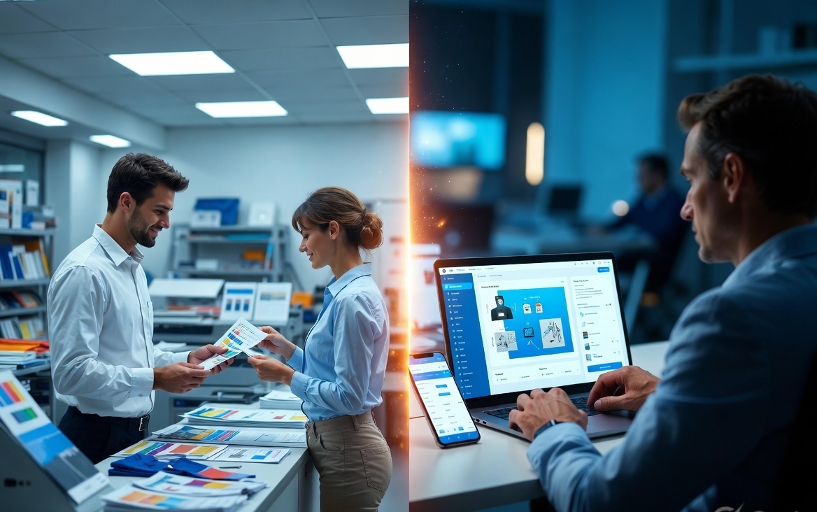 wlak in vs online printing